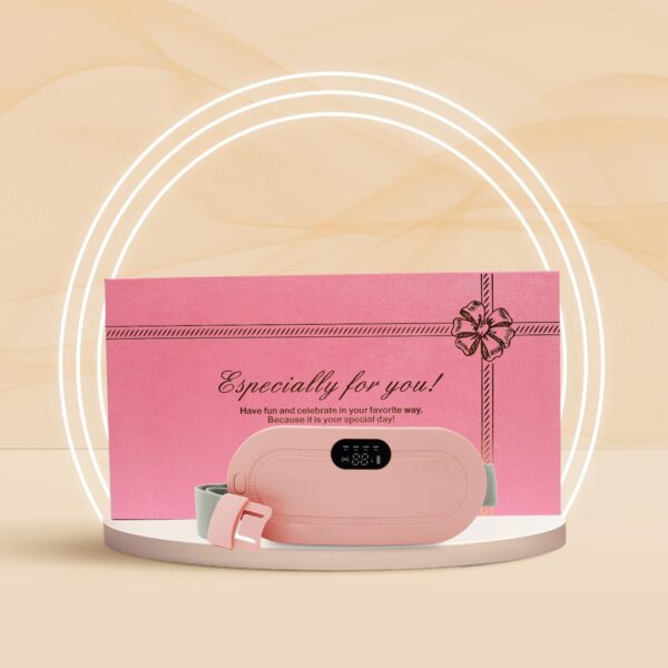 Menstrual Heating pad for Period Cramps & Vibration sliming Massage belt