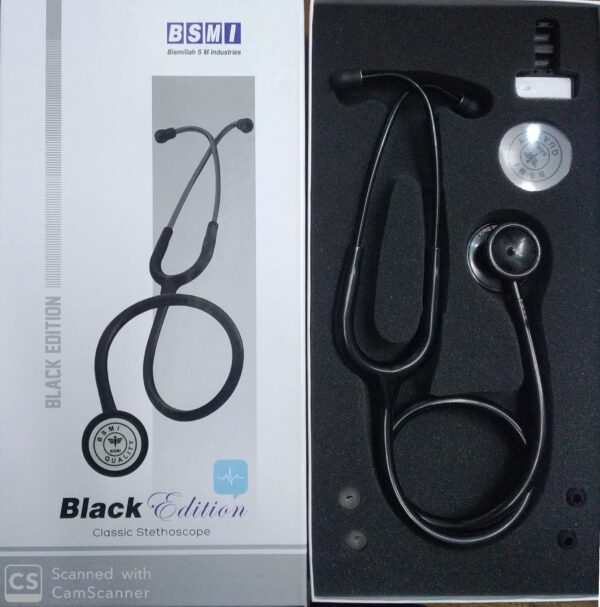 BSMI Classic Stethoscope (Black Edition)