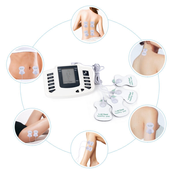 Body Slimming massager tens massager digital therapy Massageador tens machine Electrode Pads+Russian/English+slippers - Image 3