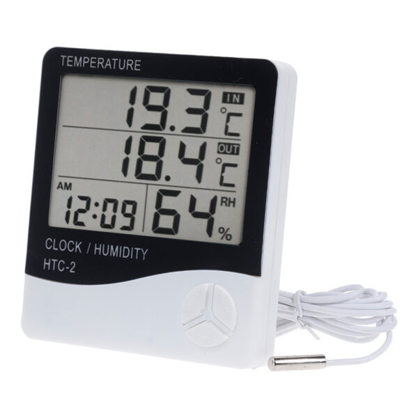 Digital LCD Thermometer Hygrometer Electronic Temperature Humidity Meter Weather Station Indoor Outdoor Tester - Image 2