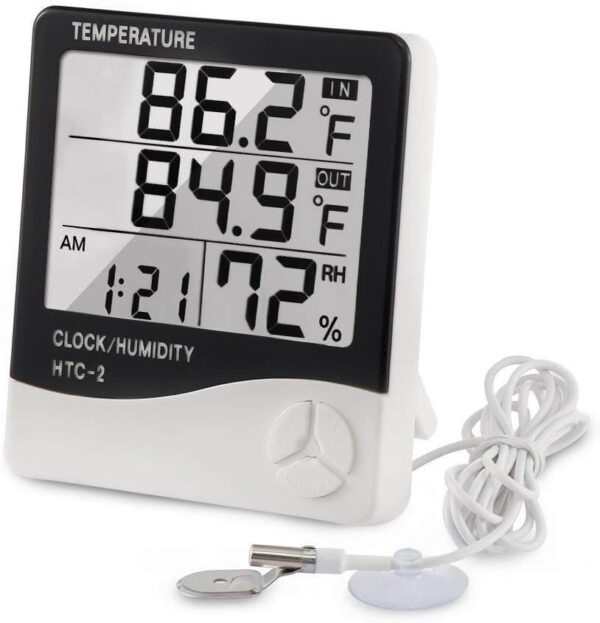 Digital LCD Thermometer Hygrometer Electronic Temperature Humidity Meter Weather Station Indoor Outdoor Tester - Image 3