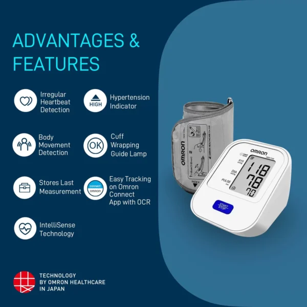 Omron Automatic Blood Pressure Monitor HEM-7120 - Image 2