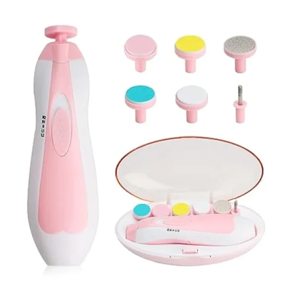 Electric Nail Trimmer for Baby Newborn, Gentle & Safe Baby Nail Electric Trimmer - Image 2