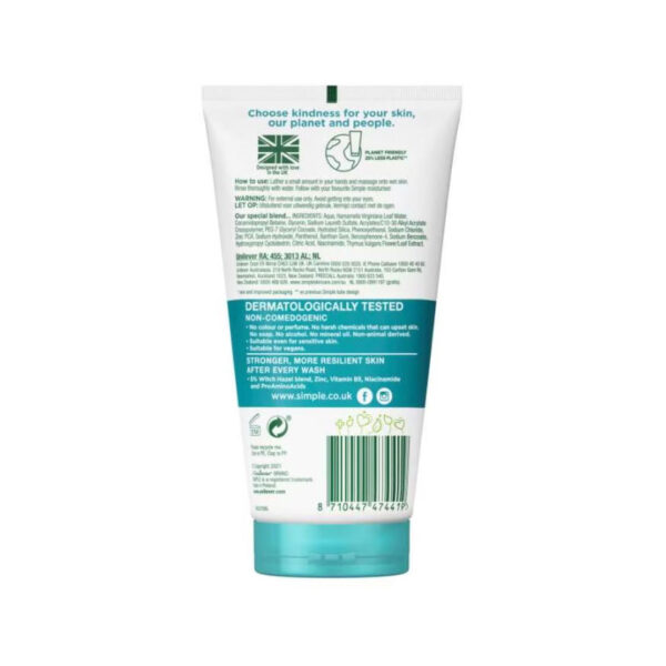 Simple Daily Detox Purifying Face Wash - Image 2