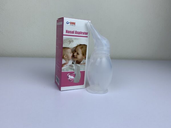 Silicone Baby Nasal Aspirator Penguin Appearance Transparent Reusable Baby Nose Cleaner Baby Nose Sucker Brand CURE - Image 4