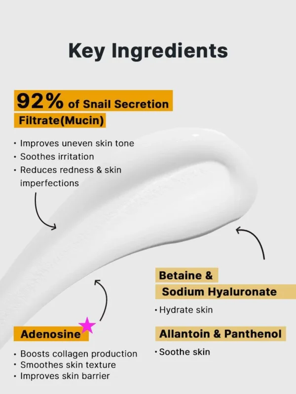 Cosrx Advanced Snail 92 All In One Cream Tube - Image 3